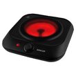 Plita vitroceramica 1200 W, 1 arzator, diametru 19 cm, Negru