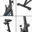 Bicicleta spinning, max 100 kg, timp, distanta, viteza, calorii, Afisaj Led
