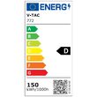 Proiector led 150 W, 4000K, IP65, 18000 lm, Aluminiu, Negru, dimensiuni 404 x 52 x 322 mm, cip Samsung