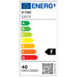 Bec led T120, E27/E40, putere 40W, 6500K Alb rece