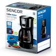 Cafetiera cu display digital, 1800 W, bol din sticla, capacitate 1.8 l, Negru