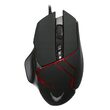 Mouse gaming cu fir, lumina led, 6 butoane, Rezoluție 1200/1600/2000/3200 dpi, USB 2.0