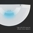 Aplica led cu senzor de lumina si miscare, Semi-Rotunda 10 W, IP54, 900 lm, Lumina neutra 4000K, diametru 250 mm