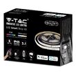 Kit banda led Smart SMD5050, 5m, 12V, RGB, IP65, controller, telecomanda, alimentator