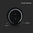 Controller banda led Black Touch, Alb, 2 baterii AAA
