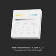 Controller banda led RGB si Alb, 4 x zone, 2 baterii AAA, Wi-Fi