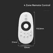 Telecomanda controller banda led 4 zone