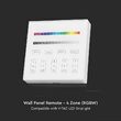 Controller banda led Smart RGB si Alb, 4 x zone, 2 baterii AAA, Wi-Fi