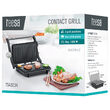 Grill electric Teesa 1000 W, suprafata striata  230 x 145 mm