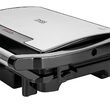 Grill electric Teesa 1500 W, suprafata striata 243 x 168 mm, Tava de colectare detasabila