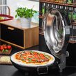 Cuptor electric pentru Pizza cu diametru de 320 mm, 1200 W, 1 x Etaj, Temperatura reglabila 80-400 ° C, Timp reglabil