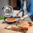 Cuptor electric pentru Pizza cu diametru de 320 mm, 1200 W, 1 x Etaj, Temperatura reglabila 80-400 ° C, Timp reglabil