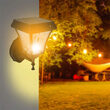 Lampa solara de perete, Exterior IP65, Negru, 110 lm, Lumina alb rece, neutru si calda