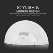 Aplica led cu senzor de lumina si miscare, Semi-Rotunda 10 W, IP54, 900 lm, Lumina neutra 4000K, diametru 250 mm