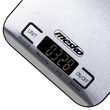 Cantar de bucatarie ultra subtire, Mesko Inox, Ecran LCD, 1g-5kg, Baterie 2 x AA