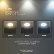 Plafoniera led cu senzor de miscare, Rotunda 15 W, IP20, 1300 lm, culoare lumina 3 in 1, diametru 250 mm