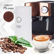 Rasnita electrica de cafea, Adler 150 W, 75 g, 2 lame inoxidabile, Alb
