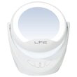 Oglinda make-up cu led, boxa Bluetooth si suport telefon, 3 nivele de luminozitate, alimentare USB