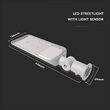 Corp iluminat stradal led, senzor de lumina, 30W, 3000 lm, 4000K,  cip Samsung, corp Aluminiu, 416x138x99 mm, IP65