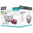 Tocator manual de fructe si legume Teesa, 650 ml, 125 x 130 mm