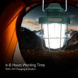 Lanterna camping, Otel inoxidabil, Dimmabil efect flacara, 230 lm, USB, 3 W, IP44, 147 x 100 x 207 mm