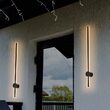 Aplica led pentru exterior IP65, 12W, Negru, 3000K, 1400 lm, 85 x 54 x 625 mm