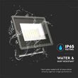 Proiector led 50 W, 4000K, IP65, 4300 lm, Aluminiu, Negru dimensiuni 180 x 27 x 150 mm