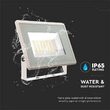 Proiector led 50 W, 6400K, IP65, 4300 lm, Aluminiu, Alb, dimensiuni 180 x 27 x 150 mm