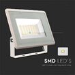 Proiector led 50 W, 6400K, IP65, 4300 lm, Aluminiu, Alb, dimensiuni 180 x 27 x 150 mm