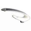 Lampa solara pentru gradina, 20 W, Exterior IP65, Negru, 2000 lm, Lumina rece 6400K