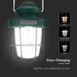 Lanterna camping, Otel inoxidabil, Dimmabil efect flacara, 230 lm, USB, 3 W, IP44, 147 x 100 x 207 mm