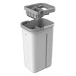 Mop cu galeata 2 cuve, Teesa 5.7 l, microfibra, functie clătire și uscare