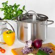Set 3 oale Inox 1/3/6 l, capac sticla, Scală de măsurare în interior