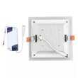 Panou led patrat, incorporabil 18W, 6400k alb rece, sticla, 198x198 mm, 1260 lm