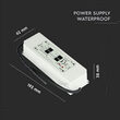 Sursa de alimentare banda led 12V, 12.5A, 150W, IP67