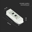 Sursa alimentare banda led 12V, 5A, 60W, IP67