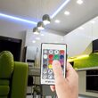 Controller banda LED, dimmabil, telecomanda, 12/24 V, 288/576 W, RGB si Alb