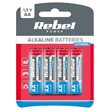 Set 4 baterii Rebel Extreme, R6, 1.5 V, AA