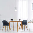 Pendul tavan, metal, Crom, fara bec, E27, dimensiune 36 x 60 mm