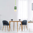 Pendul tavan, Portelan, fara bec, E27, 47 x 64 x 680 mm, Verde