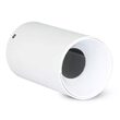 Aplica led cu soclu GU10, Fara bec, Rotunda, Aluminiu, 82 x 25 mm, IP20, Alb