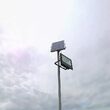 Proiector led cu incarcare solara 20W, 4000K, 1650 lm, telecomanda, 270 x 70 x 238 mm
