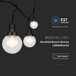 Ghirlanda decorativa 6 x E27, lungime 3 m, IP65, max 360W