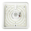 Plafoniera led cu senzor de miscare, Patrata, 12 W, IP20, 1100 lm, culoare lumina 3 in 1, 250 x 250 mm