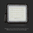 Proiector led cu incarcare solara 10 W, 800 lm, 4000K, IP65, Aluminiu