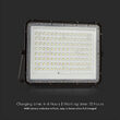 Proiector led cu incarcare solara 20 W, 1800 lm, 6400K, IP65, Aluminiu