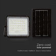 Proiector led cu incarcare solara 6W, 400 lm, 6400K, IP65, Aluminiu
