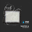 Proiector led cu incarcare solara 15 W, 1200 lm, 4000K, IP65, Aluminiu