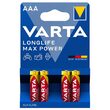 Set 4 baterii Varta Max Power, LR03, AAA