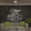 Candelabru led 20W, Lumina calda 3000K, dimensiune 500 x 1000 mm, Alb